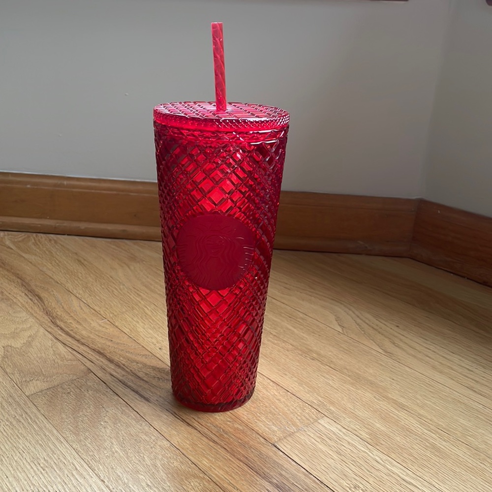 EC Starbucks jewel textured tumbler
